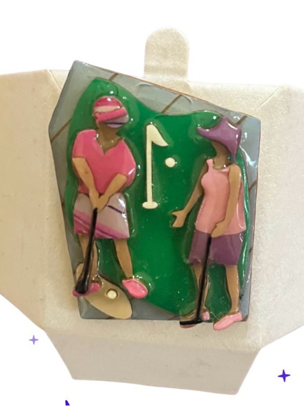 Women Golf Themed Pin Brand New